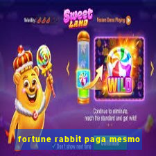 fortune rabbit paga mesmo